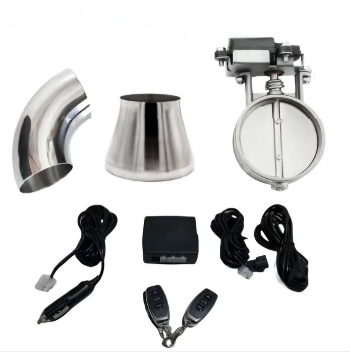 Заслонка выхлопа электрическая управляемая