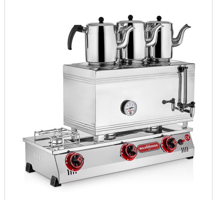 Аппарат для турецкого  чая  | турецкий чайный котёл | газовый и элек