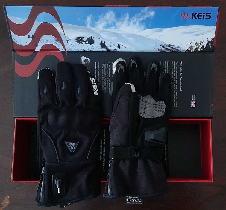 Mănuși încălzite Keis, model G701 Bonded Textile