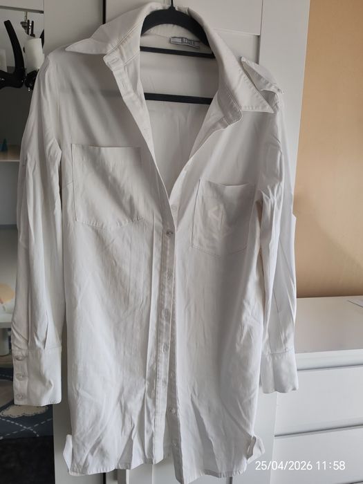 Бяла дълга риза Алеса