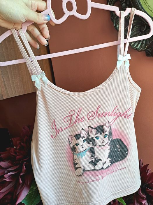 Maieu cu pisici kawaii top de vara maieu pisicute
