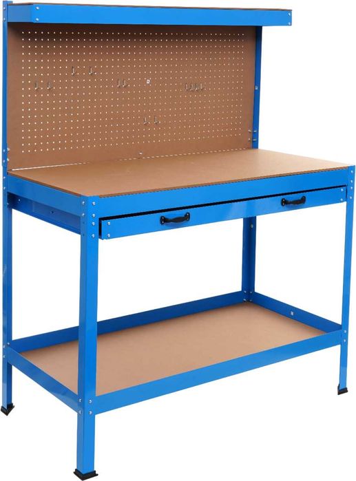 Работна маса със стена за инструменти KRAFT&DELE KD640, 1200 х 600 мм