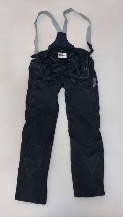 Pantaloni moto PROBIKER, textil cu bretele, protectii soft nr 60 (XXL)