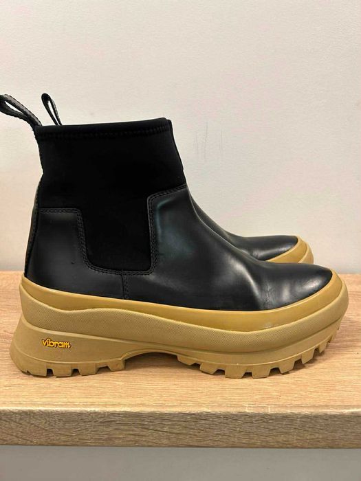 Jil Sander дамски кожени боти с Vibram подметка–№41 / 27 см, като нови