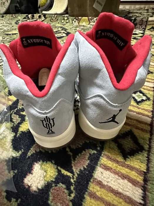 J5 Jordan 5 Retro Trophy Room Ice Blue Original/Real StockX/CheckCheck