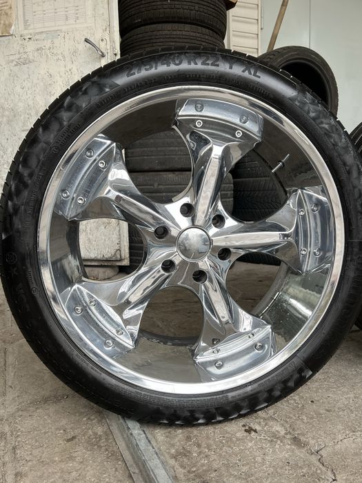 Хромированые колеса 275/40:22