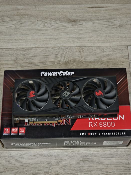 Placa video AMD Radeon RX6800 16gb Powercolor Red Dragon