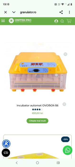 Incubator  automatizat ouă păsări
