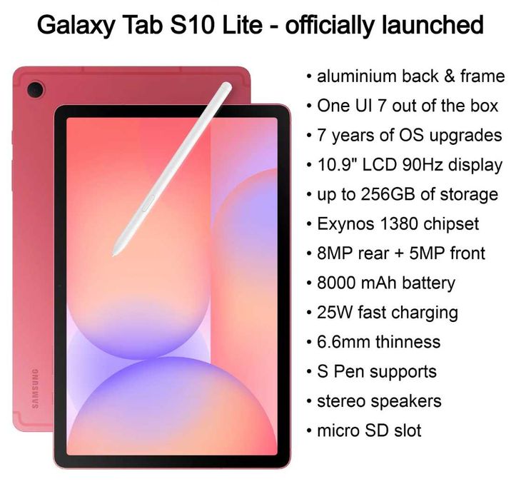 НОВ! Samsung Galaxy Tab S10 Lite X400N 10.9 WiFi 128GB 6GB