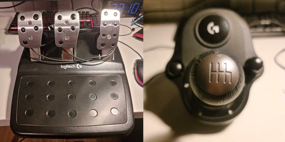 Volan Logitech G29 cu pedale și schimbător