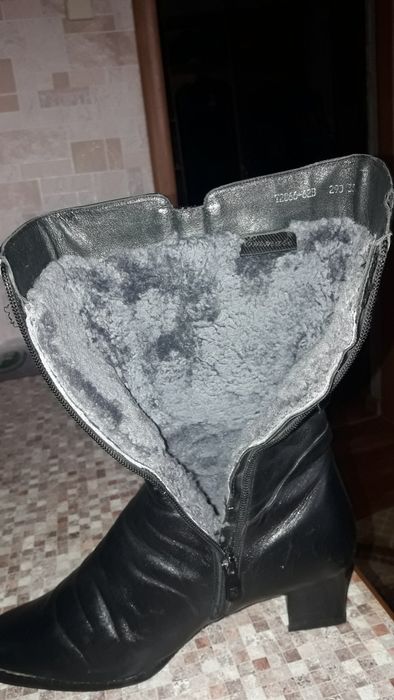 Сапоги кожаные р. 38