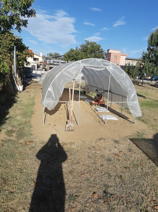 Оранжерия от метална поцинкована конструкция с Изрелски полиетилен