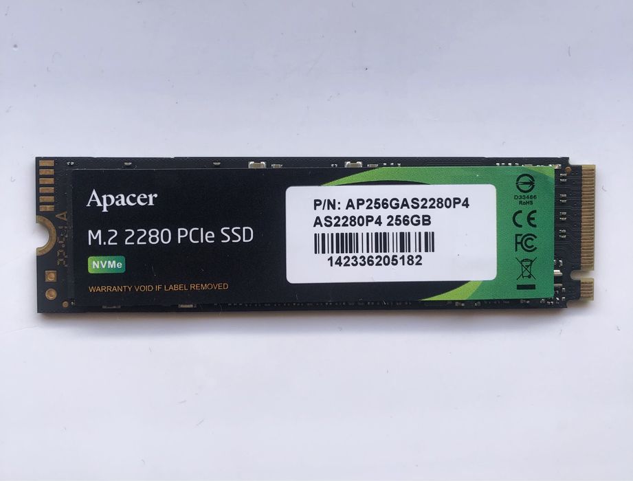 SSD Apacer AS2280P4 256 Гб