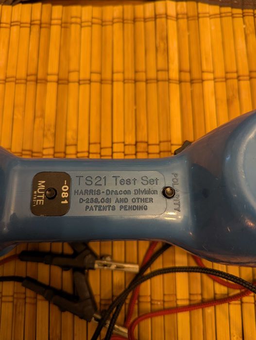Telefon Harris-Dracon TS21, anii'80, Made in USA