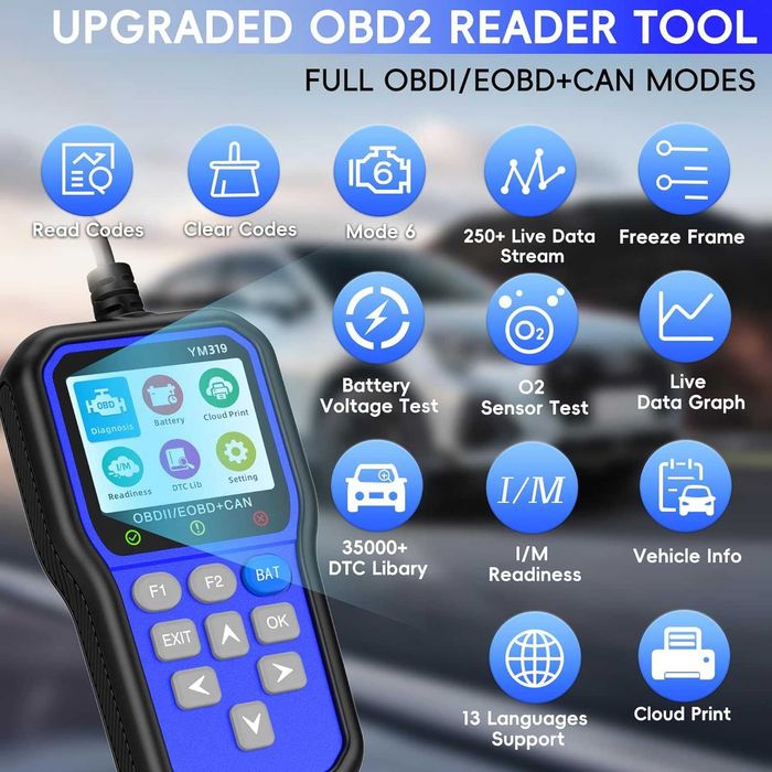 Diagnoza/Tester Auto YM319 OBD