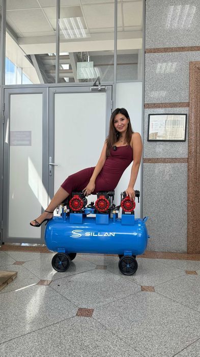 Компрессор воздушный поршневой с приводом за 11008тг/м в РАССРОЧКУ