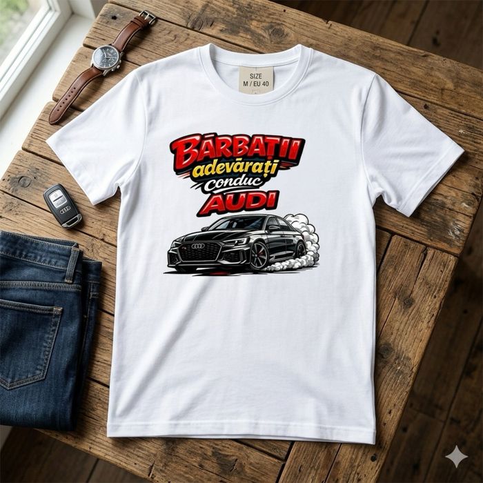 Tricou barbati pt pasionati audi