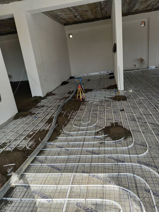 Styashka pola Полу сухая стяжка пола за 1 день yarim quruq styasha