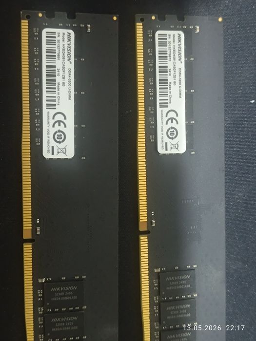 Озу DDR4 8 Гб 3200 МГц