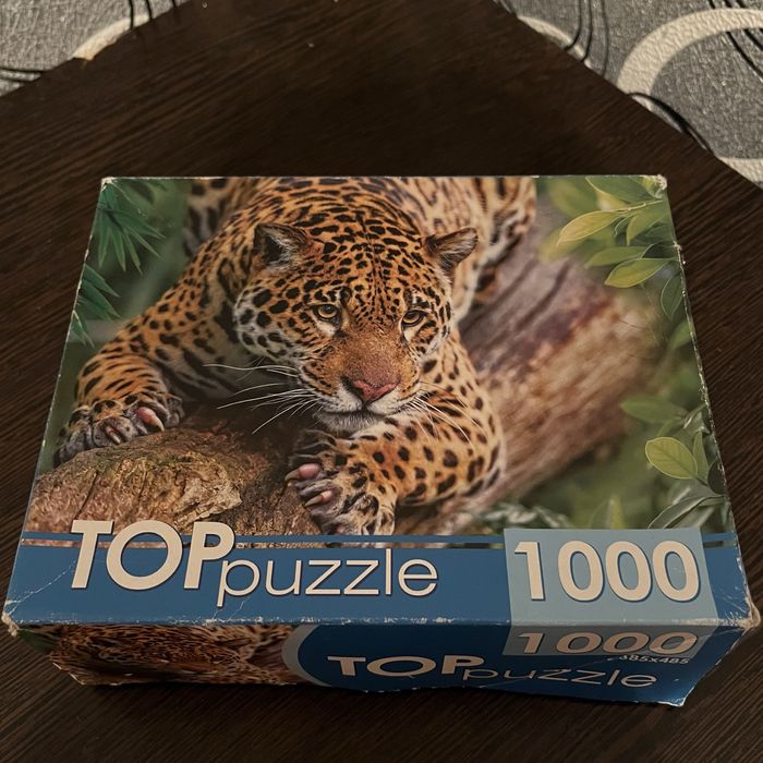 Продам пазл 1000 элементов леопард