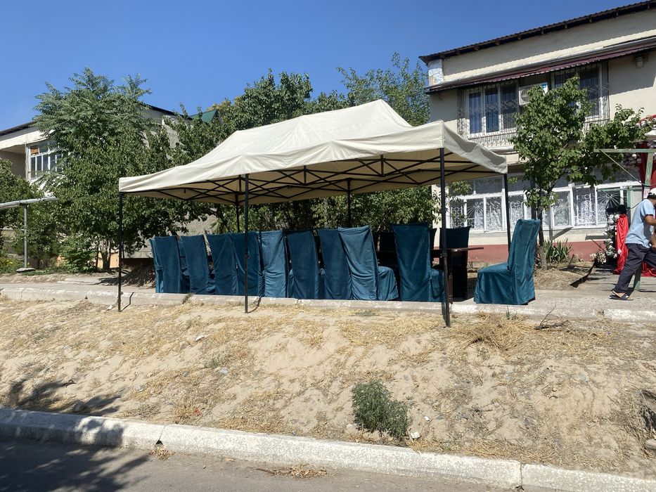 Аренда навес зонт шатер , прокат стол стул , naves zonti arenda