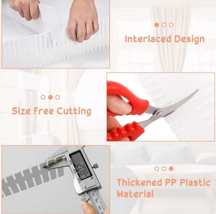 Organizator din plastic usor de utilizat dupa dimensiunea dorita
16 bu