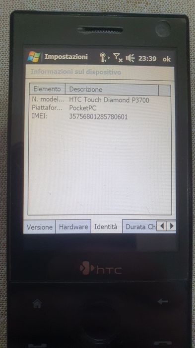 Htc touch diamond p3700 4gb cu windows de colecție