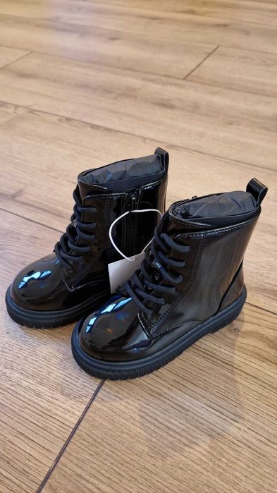 Ghete piele lacuite fetite marime 24