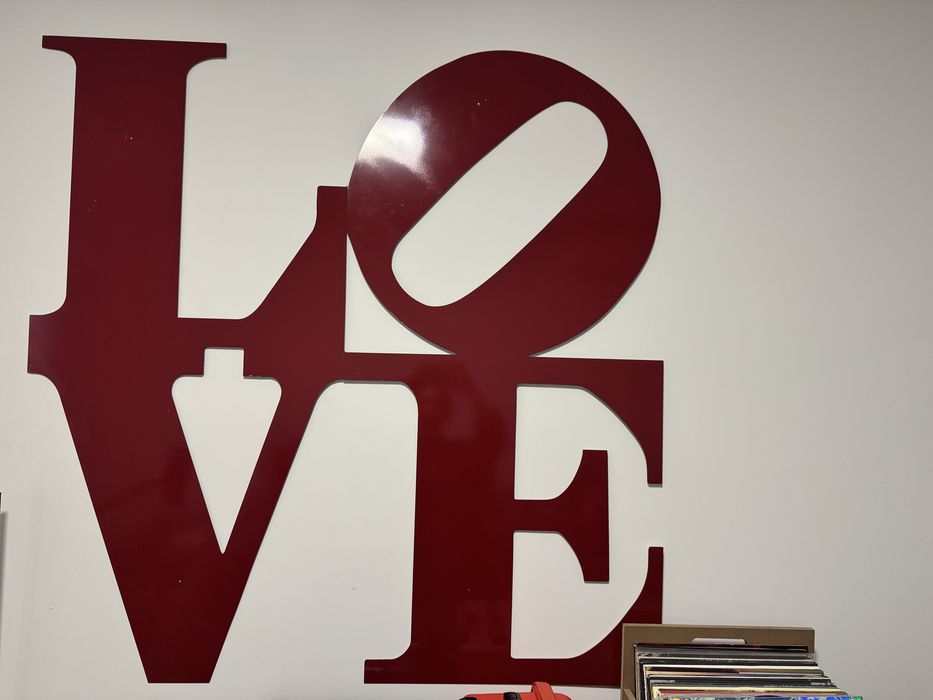 Decoratiune metalica mare inspiratie pop-art