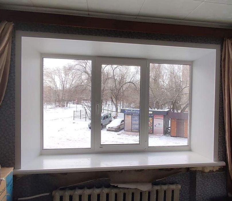 Пластиковые Откосы и обшивка балкона