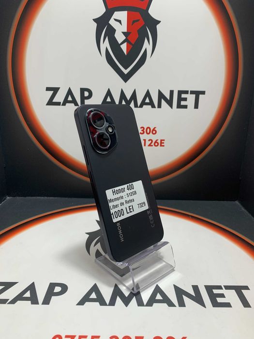 Zap Amanet Vitan - Honor 400 - Black - 512GB