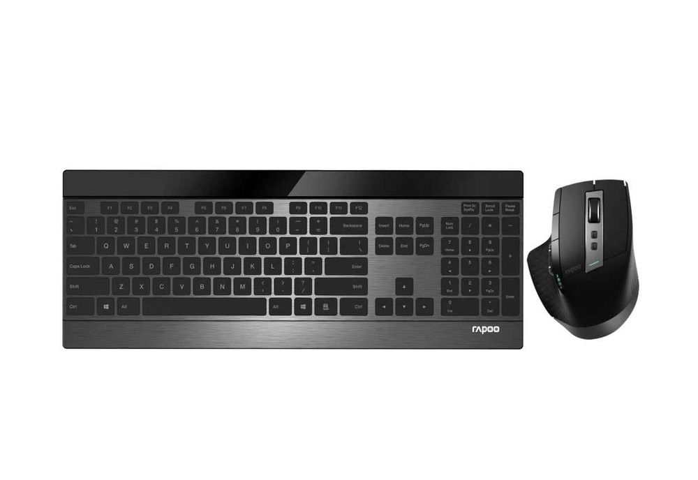 | Комплект Rapoo 9900M Black беспроводная клавиатура и мышь