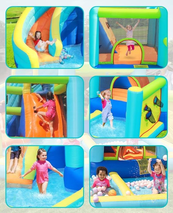 НАЕМ! Надуваем замък с пързалка, басейн и батут