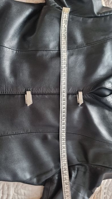 Дамско кожето манто