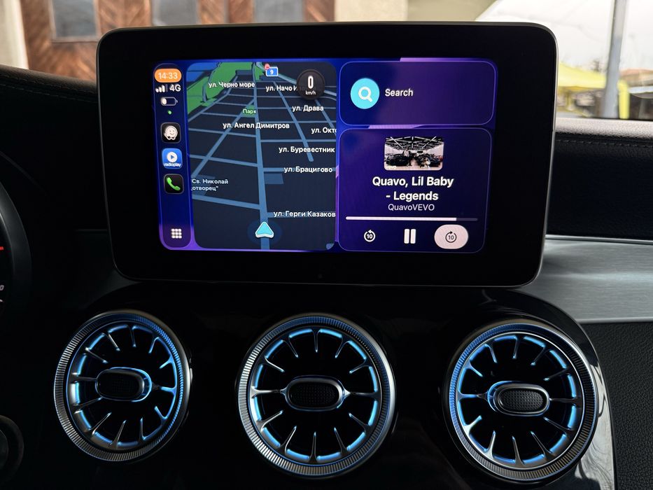 CarPlay & Android Auto безжичен модул за Mercedes с NTG 4.0/4.5/5.0