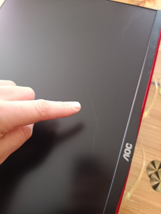 AOC 24G2ZE/BK 24" 240Hz – ЗА ЧАСТИ (счупена матрица)