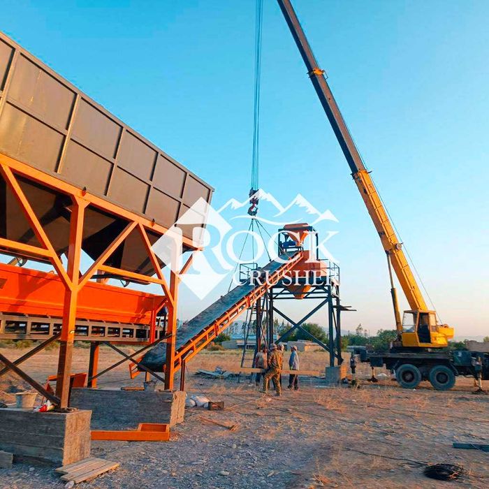 Бетонный завод 60 м3 куб, от Rock Crusher Иран