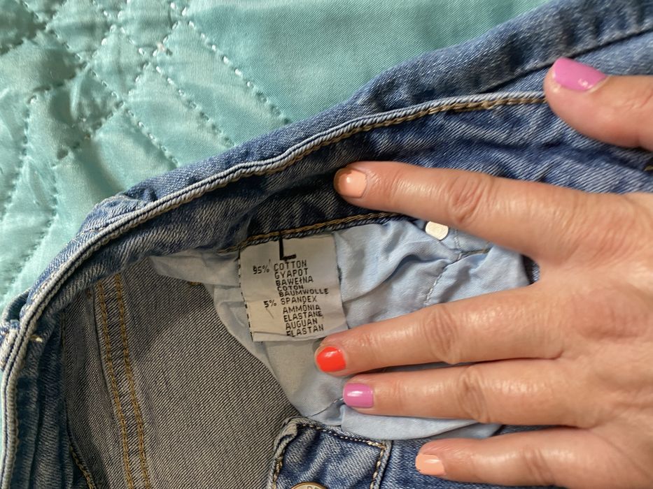 Дамски дънки -сини L размер