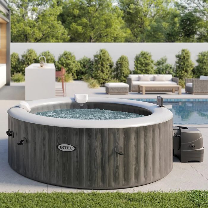 Надуваемо джакузи Intex PureSpa Deluxe, 6 места, 216 x 71 см, Fiber-Te