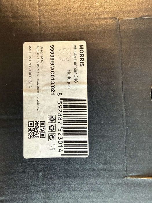 Кристални чаши за уиски Bohemia Moris Harlequin