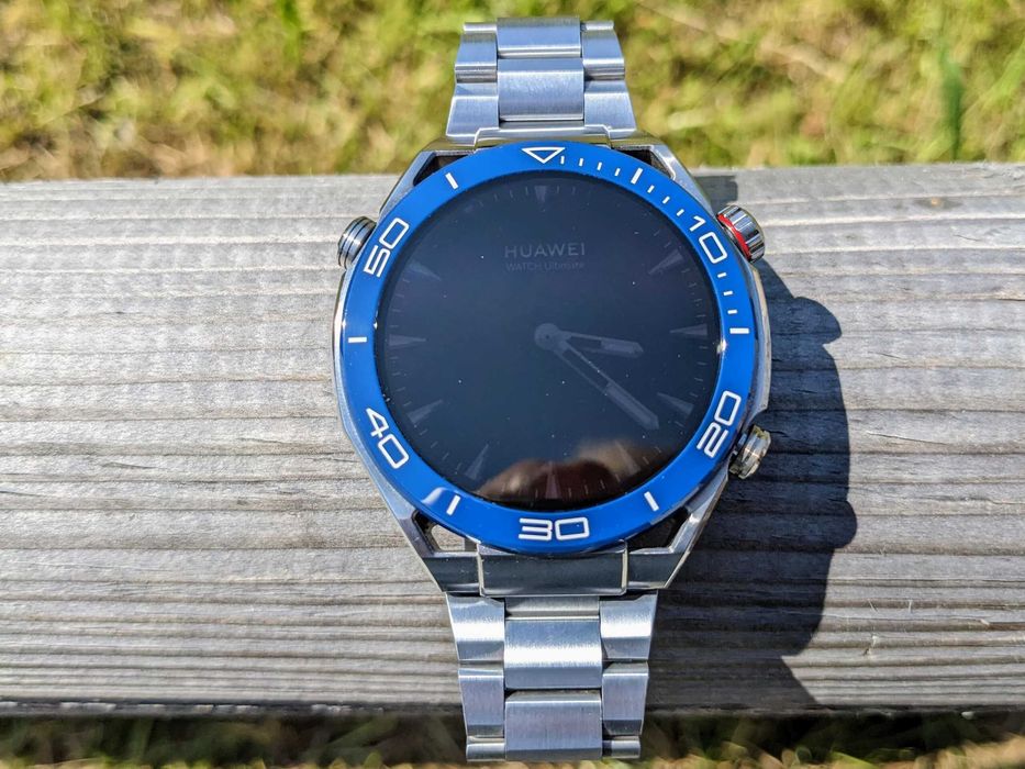 Huawei Watch Ultimate Blue Titanium, impecabil, fullbox!