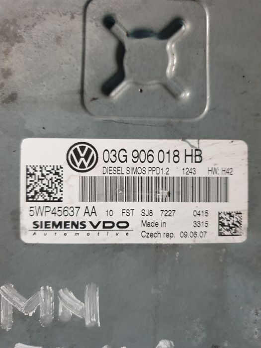 Calculator Ecu 2.0 tdi 170 cp skoda octavia 2 Siemens vdo 03G 906 018