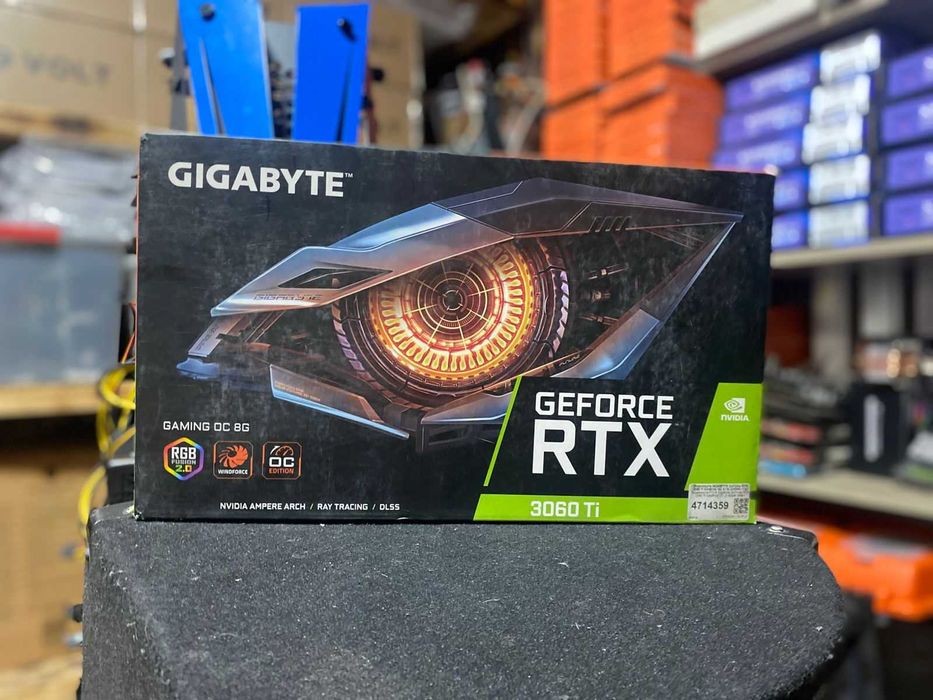 Видеокарта RTX 3060ti Gigabyte