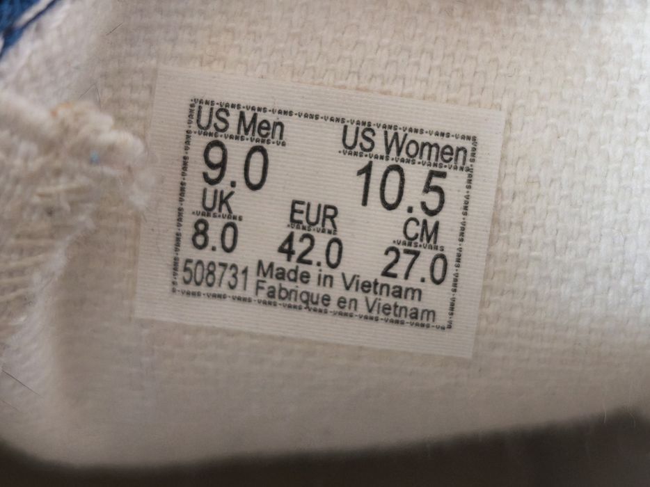 VANS кецове 42 номер