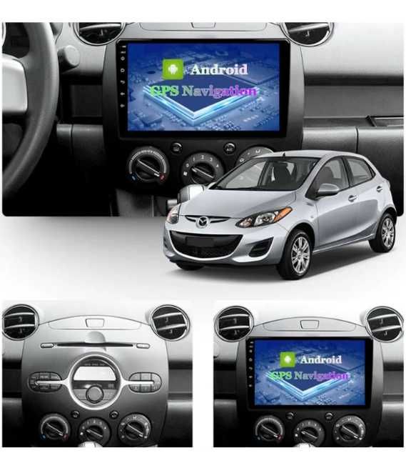9-инчова мултимедия за Mazda 2 (2007–2014) + подарък камера