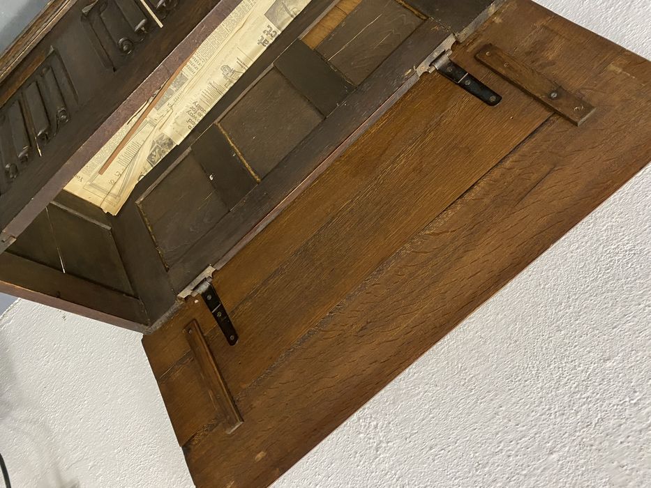 Френски сандък от дъб скрин холна маса  пейка