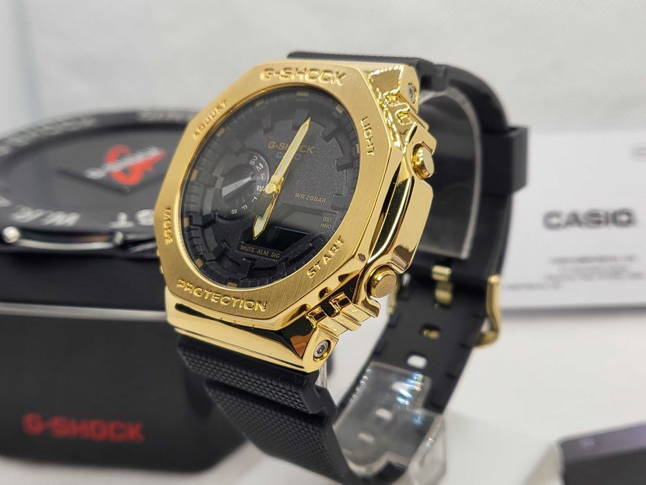 Ceas Casio G shock GM 2100g -1a9er, Gold-Black .Nou, Garantie 2 ani