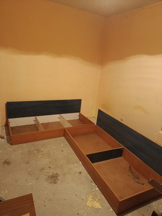 Ъглови легла с ракла