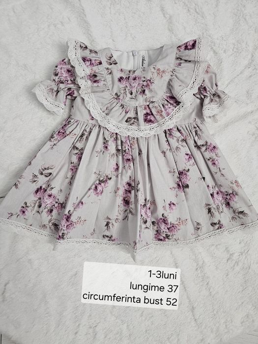 Rochițe Fetițe botez detalii pe poza