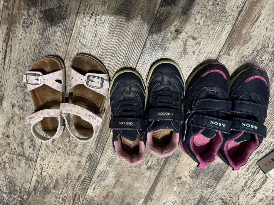 Lot adidasi sandale Geox fetite marime 25, 26, 27